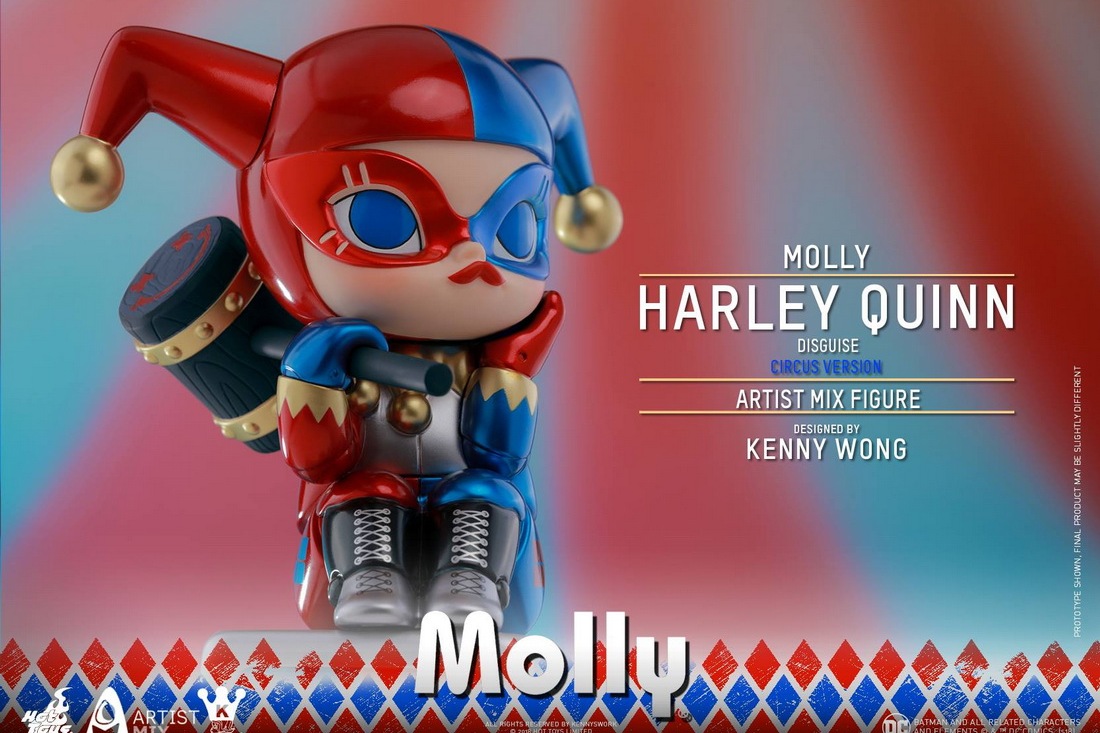 hottoys跟kennyswork再次联动?molly版伪装小丑女竟如