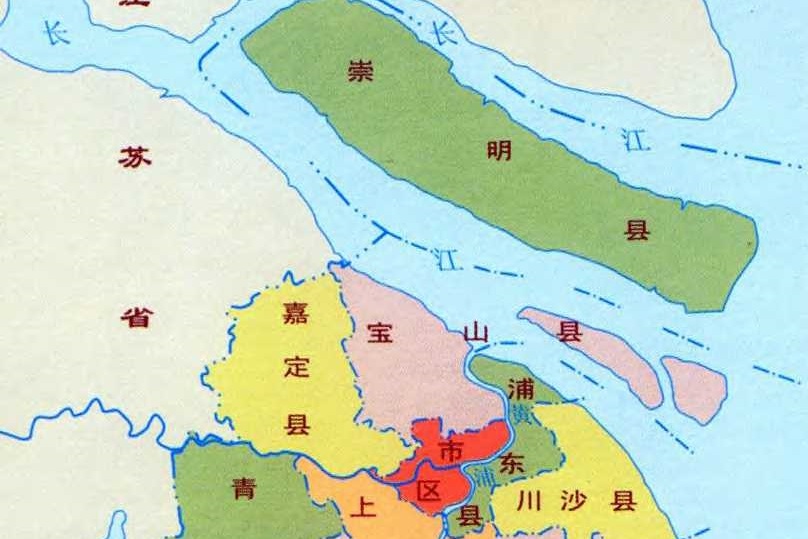 崇明岛从江苏划给上海,为何在岛上给南通留了两块飞地?
