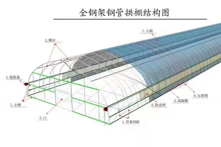 一亩大棚骨架多少钱(二)