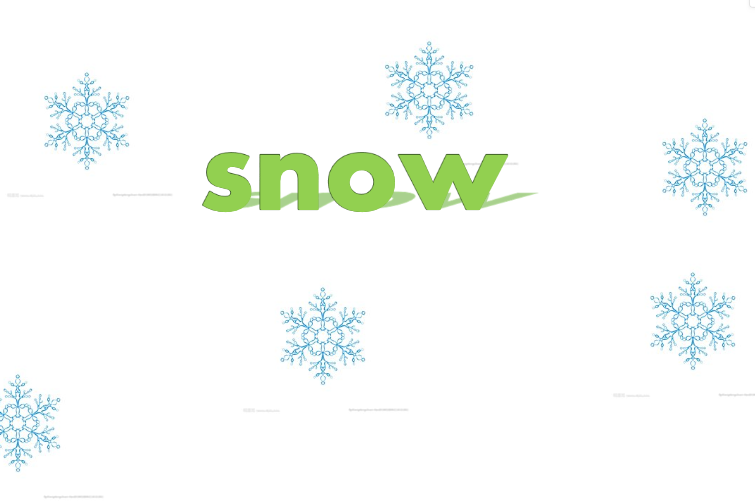 snow下雪有关的词汇和短语归纳