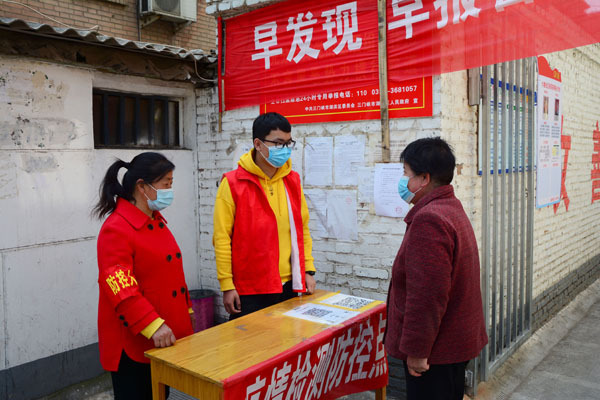 刘梦喆学生正处在人生成长的关键时期,能够在疫情期间主动到自己小区