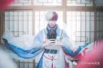 《我的英雄学院》绿谷出久,轰焦冻花祭和服cos,气场完美烘托