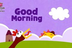 morning图片卡通,afternoon图片卡通 单词动画《05 good moring》看动画儿歌学英文