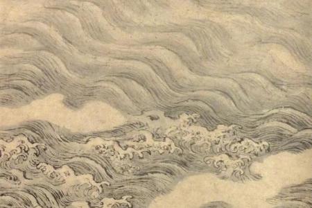 盈盈水间,脉脉不语|中国画中的水,这浪花颇有神韵!
