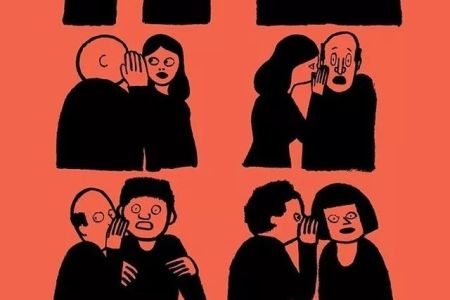 讽刺漫画:瞧这些低头族,有你么?