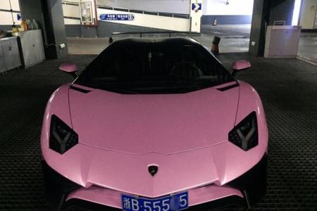 宁波网红兰博基尼,车牌号4个5,一年保险将近30万