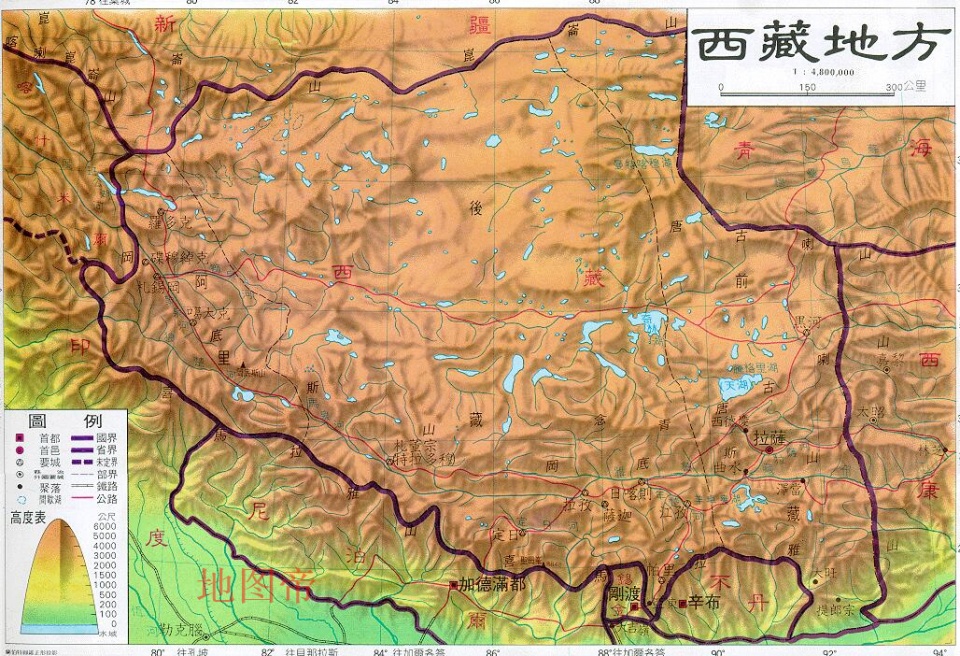 台湾学者绘制的民国地图 看看和我们的有什么不同图片