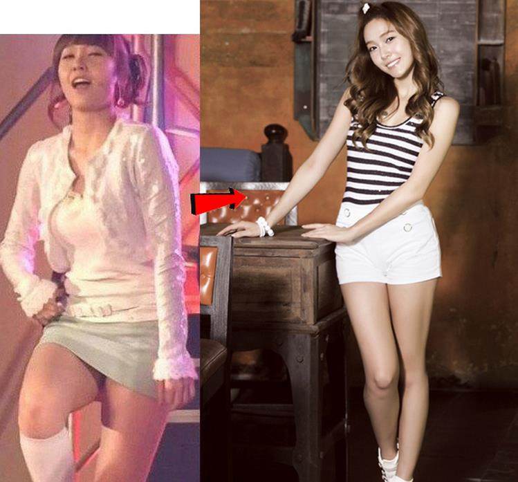 10大韩国女星减肥前后对比照,真让人羡慕嫉妒恨呀