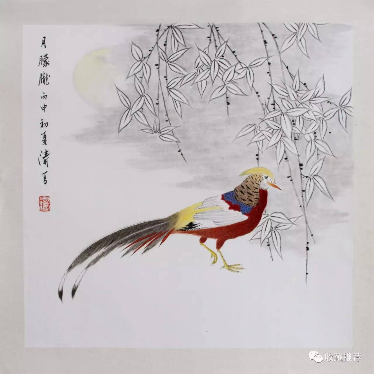 中国著名花鸟画家作品图片