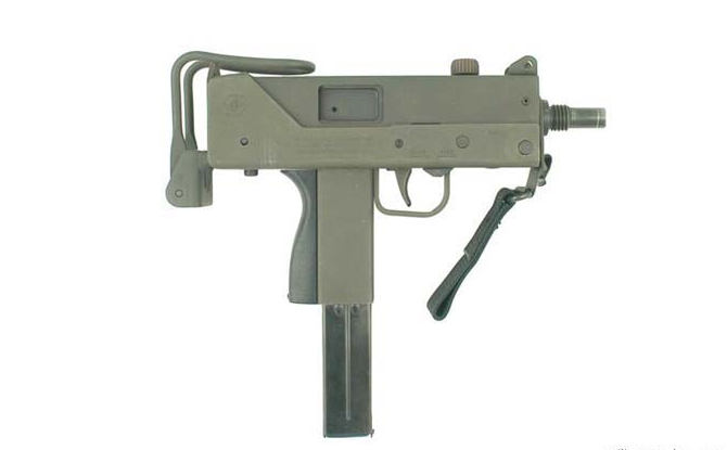 美国生产的名枪mac10冲锋枪