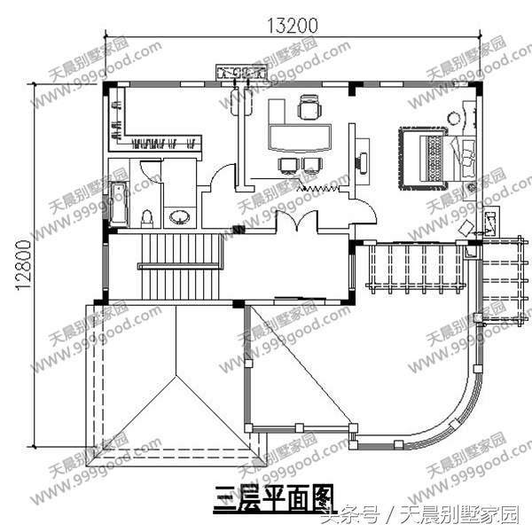 支模浇筑地梁实拍农村自建13.2x12.8米别墅,造型多变让城里人羡慕!