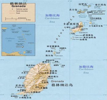 格林纳达是加勒比海的岛国,位于东加勒比海向风群岛的最南端,北纬12度