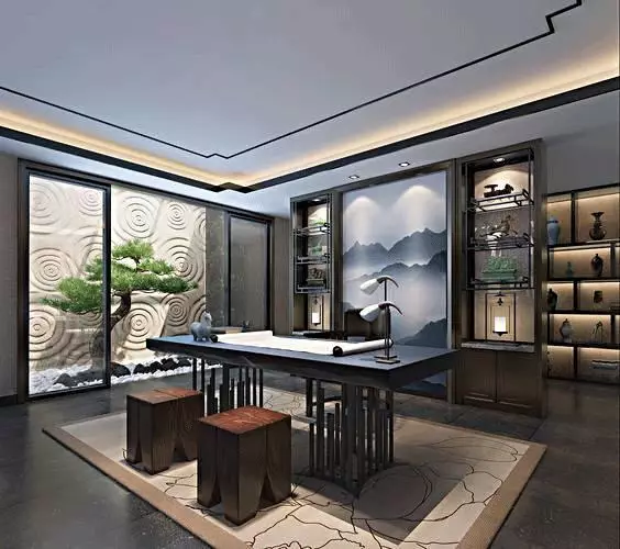 当书房遇上茶室,这才是中国顶尖设计!