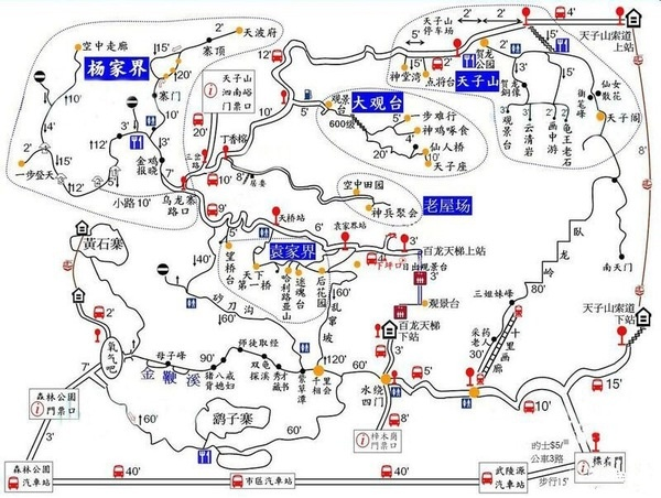 张家界武陵源(导游推荐)风景名胜区旅行攻略