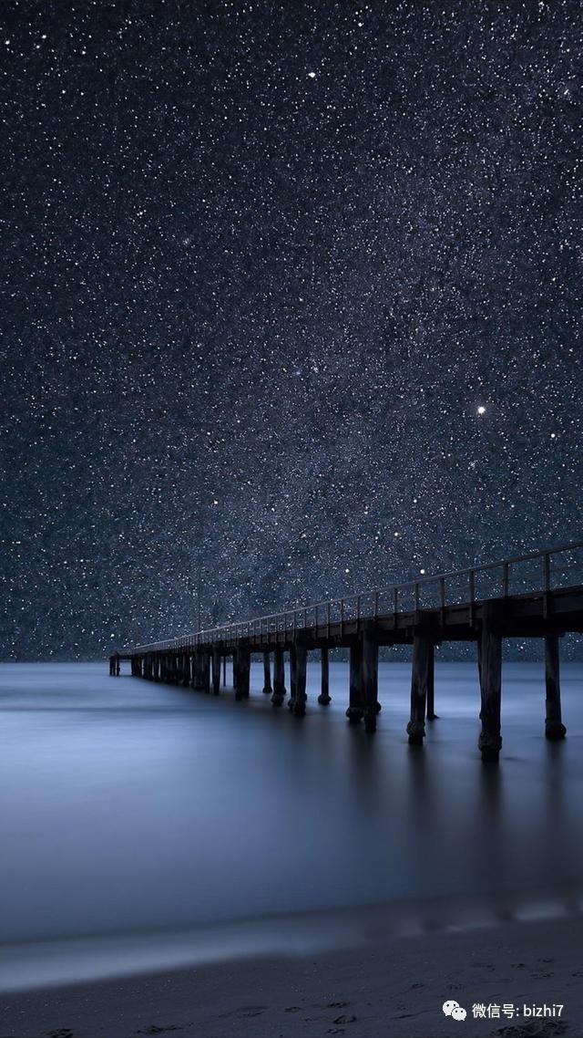 星空壁纸,唯美夜晚星空,大自然风景壁纸