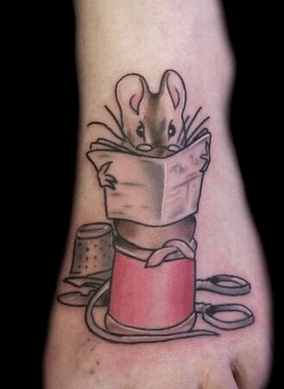 生肖纹身之子鼠 鼠类纹身大全