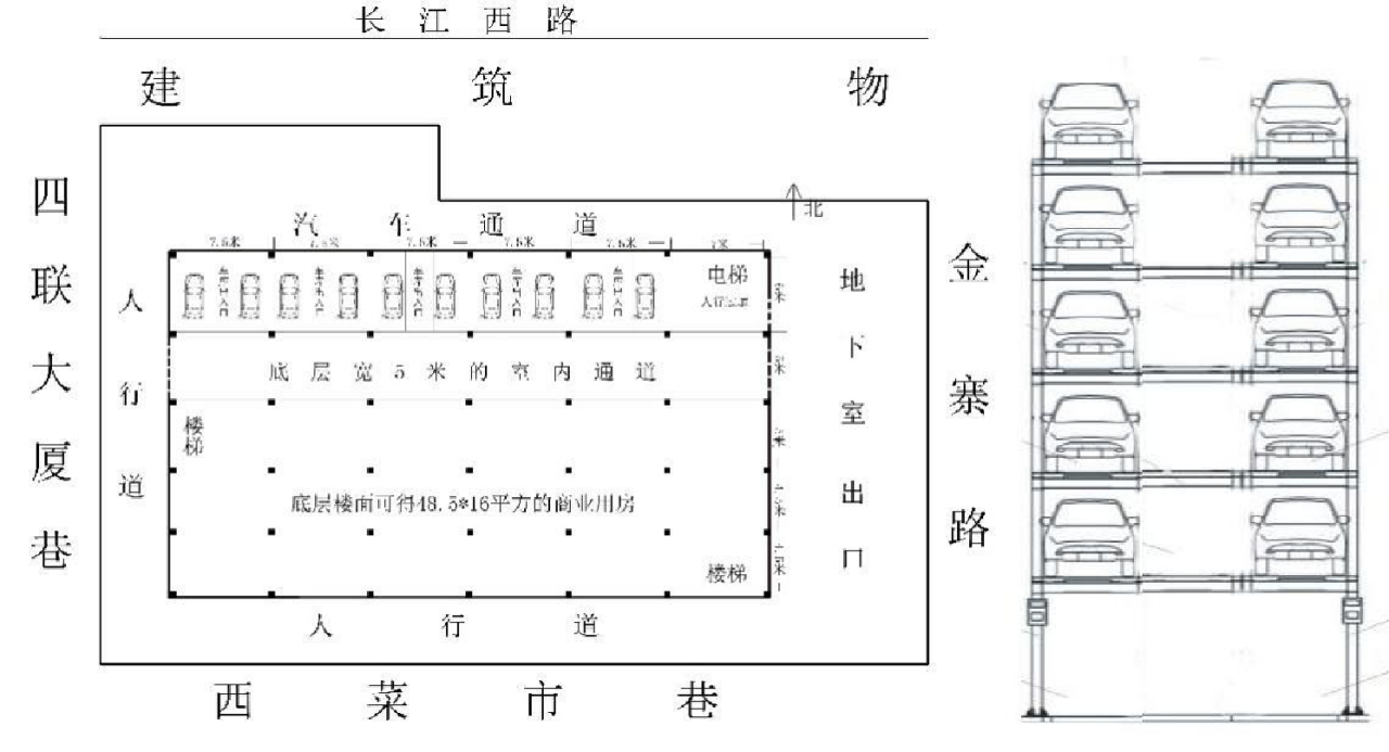 建楼停车所得到的楼面停车位是性价比最低的车位