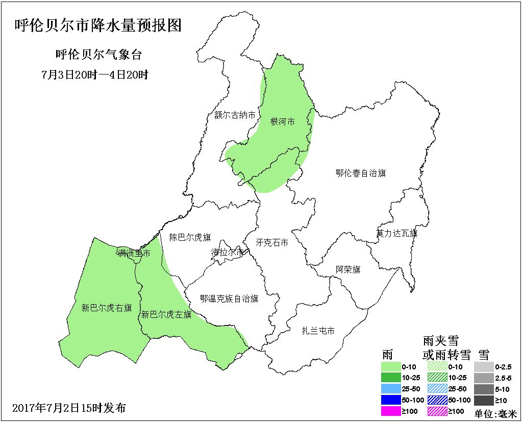 呼伦贝尔市牧区明天将再现35℃以上高温天气