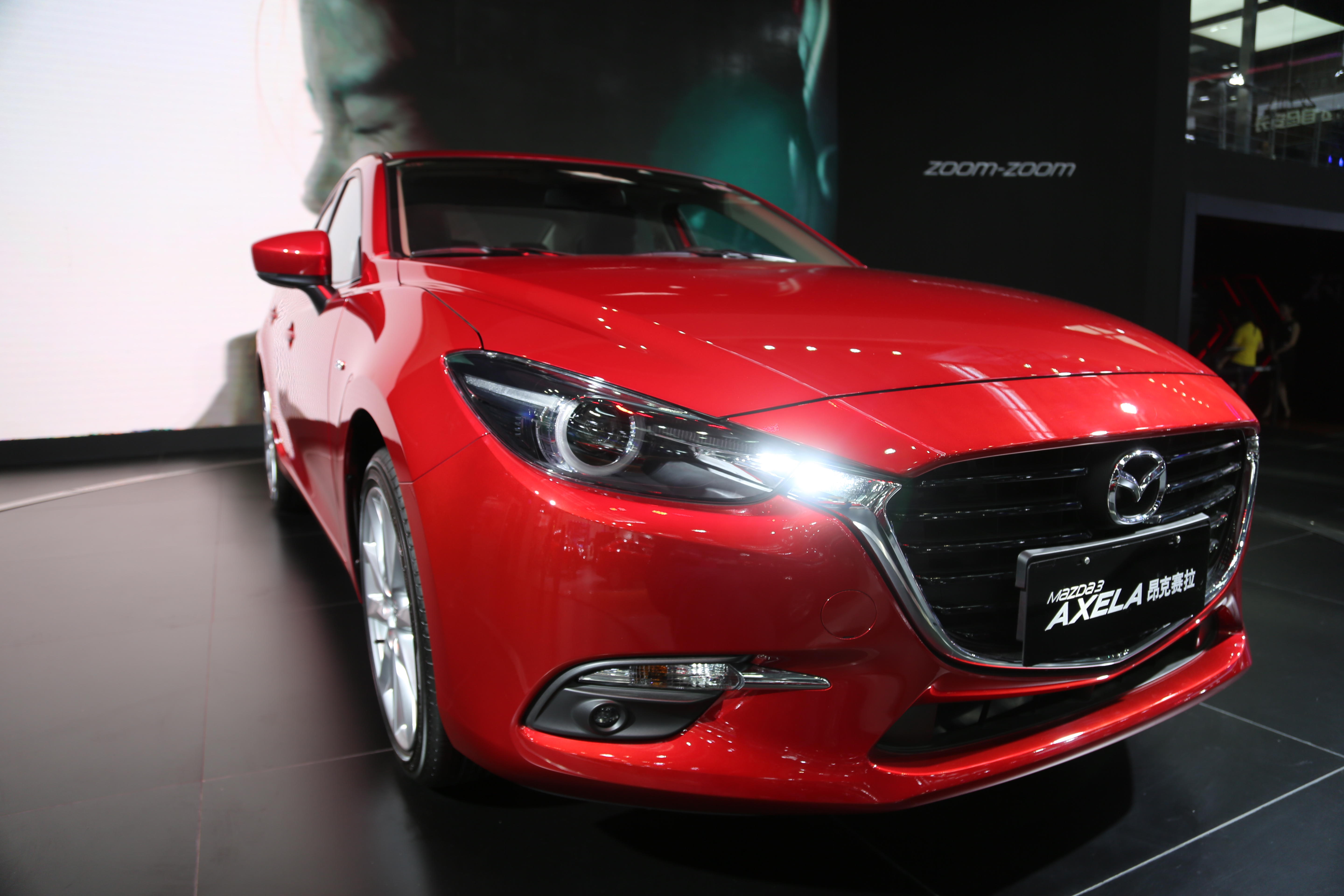 智美运动轿车，新Mazda3 Axela昂克赛拉车展实拍!