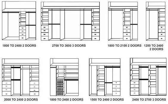 室内衣柜尺寸_衣柜尺寸