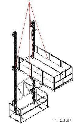 一种新型建筑全钢式升降脚手架,在这里施工很安全