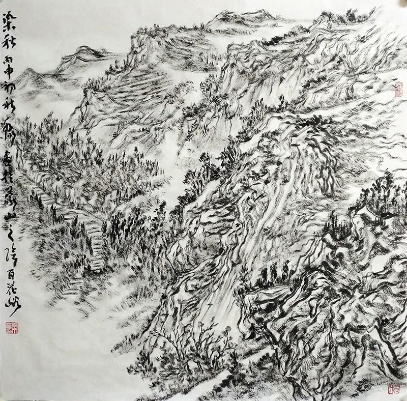 一人一画:李水泳中国水墨山水画赏析