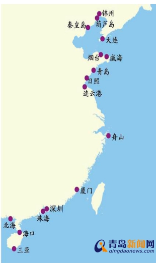 2017年部分沿海城市海水浴场水质