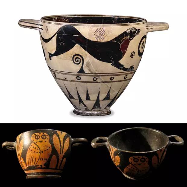 陶艺:带有古希腊图案的陶器
