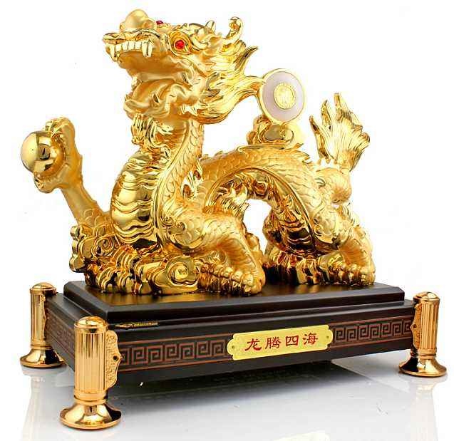 龙,除了代表权威之外,也是富贵吉祥的象征.
