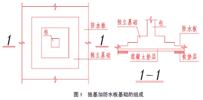 基础的传力更明确,板跨较小且板厚较薄,但由于其结构布置中肋梁太多