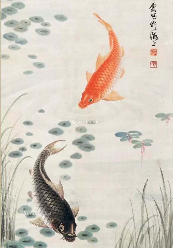 吴青霞 , 画坛"鱼王"巾帼不让须眉