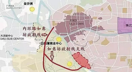 汇集5号线始发站滘口站,6号线坦尾站,11号线石围塘站(规划)三条地铁