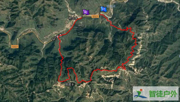 山西太行山大峡谷周围徒步登山路线及轨迹图总结