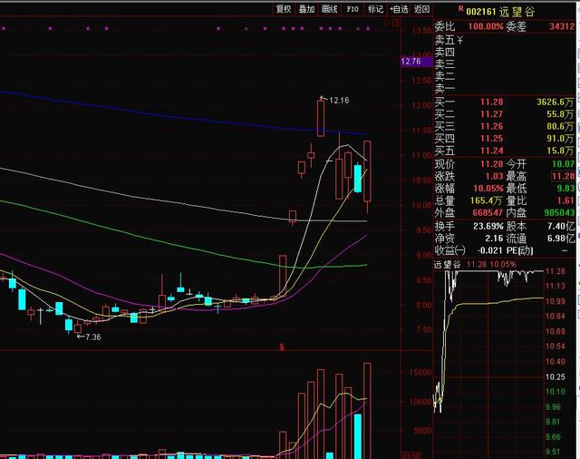 远望谷(002161)   理由:反包涨停