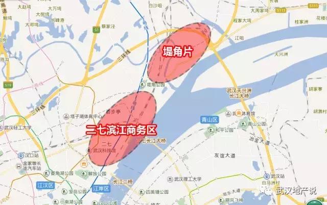 不难看出,堤角作为长江新城主城区的"头站",已然拉近了与汉口核心区域