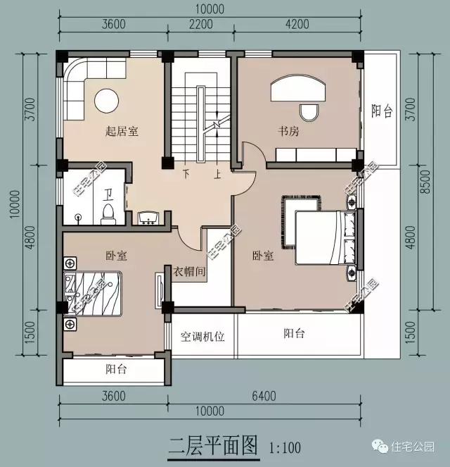 1111米农村3层别墅,方正户型,现代济!