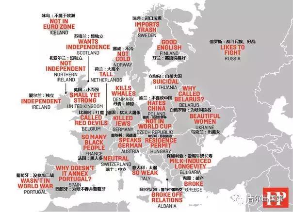 欧洲人的"鄙视链":他们是怎样怼天怼地怼邻居的