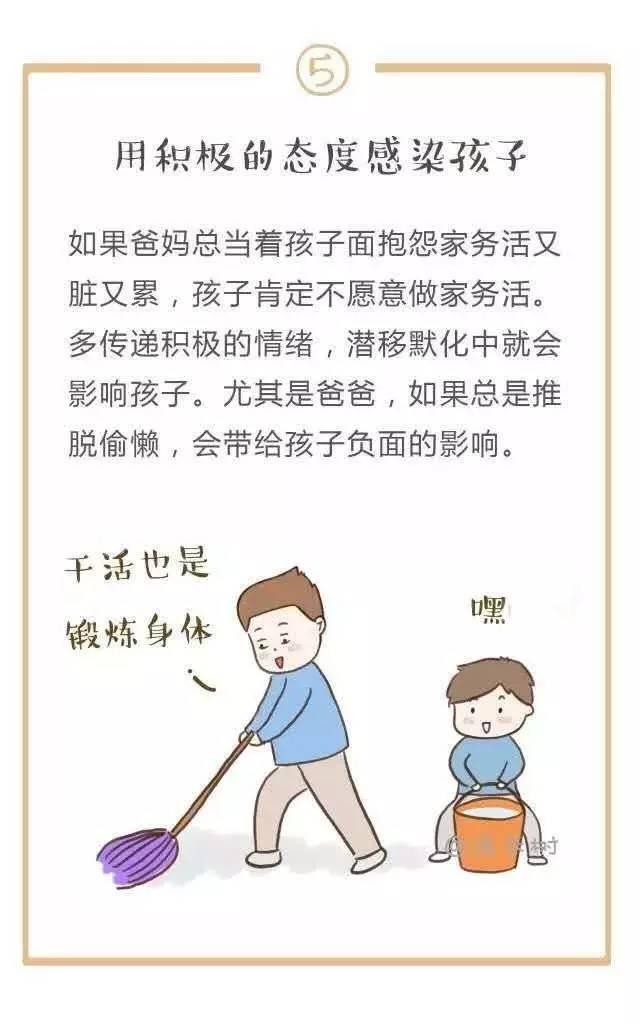 【组图】儿童做家务年龄对照表,舍不得用孩子才害了他