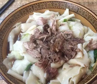 6,腊汁肉揪面片