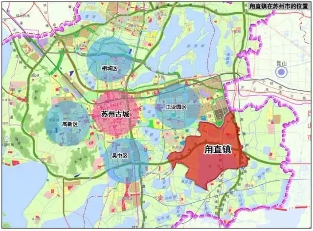 根据修改后最新发布的《苏州市甪直镇总体规划(2011-2030)》,甪直的