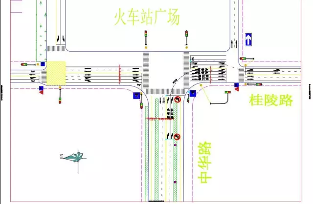 菏泽火车站路口升级改造后,快看看有什么变化?图片