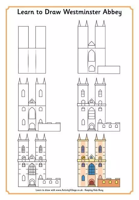 各种楼房与典型建筑物的画法带步骤