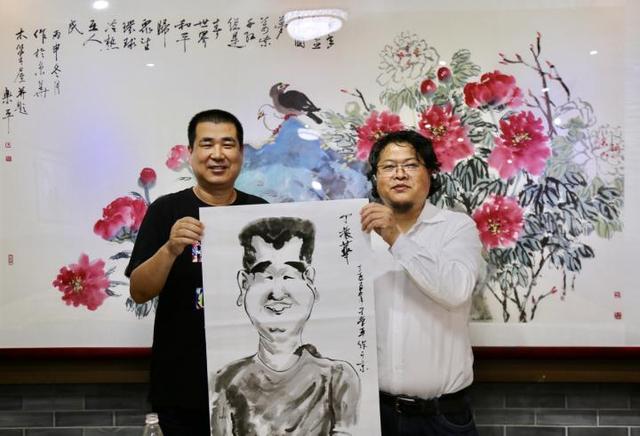 当代书画家高玉海,张乐,李涛,于学平联展开幕