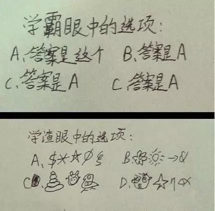 关于学霸和学渣的这些"至理名言"