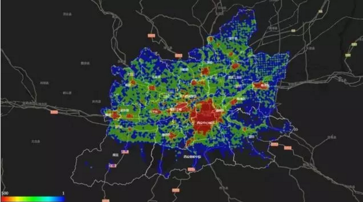 西安市人口分布_西安市景点分布地图(2)