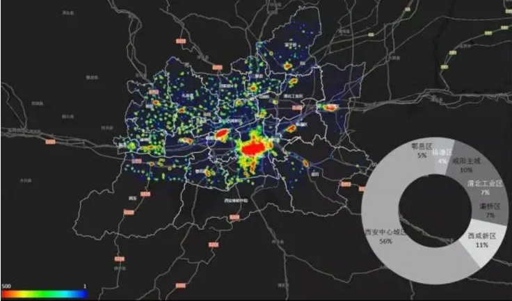 西安市人口分布_西安市景点分布地图(3)