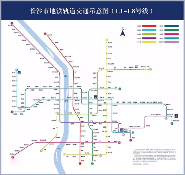 长沙地铁线路图丨在建线路 长沙轨道交通,是服务于湖南省长沙市的轨道