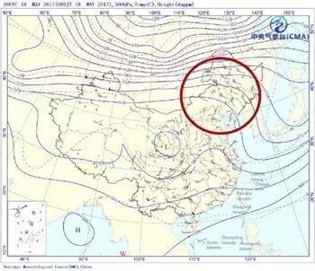 是由 暖性高压脊造成的