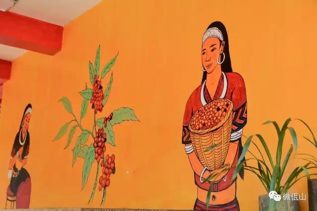 发现沧源之美葫芦小镇里美丽的佤族壁画