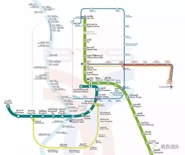 曼谷mrt怎么搭_曼谷mrt线路图(2)